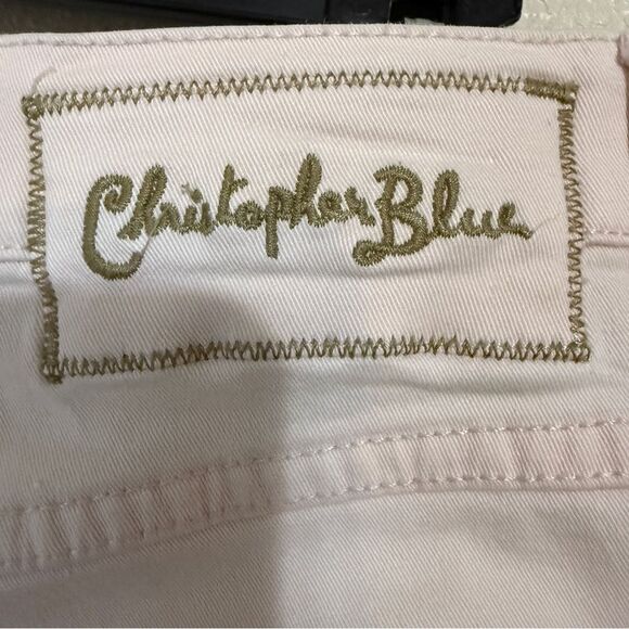 Christopher Blue Women's light Pink Straight Leg Jeans - Picture 6 of 9